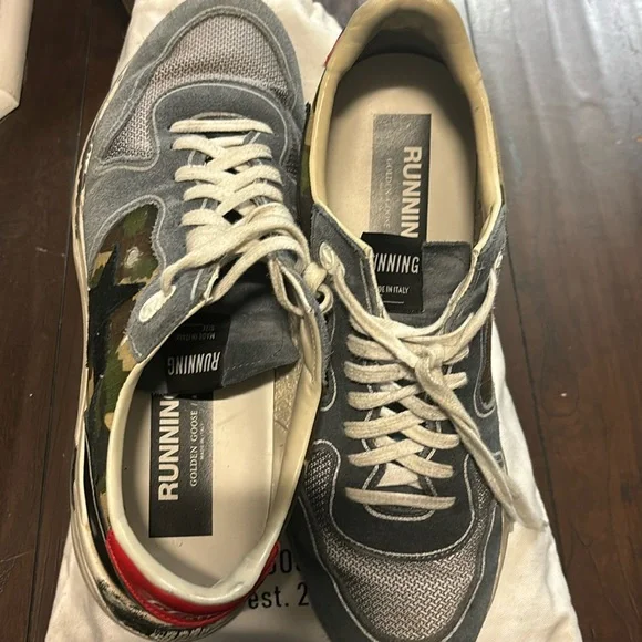  Deluxe Brand (GGDB) ballstar size 42 w/ bag GOLDEN GOOSE Ball Star silver/red sneakers | TheDoubleF main image 4